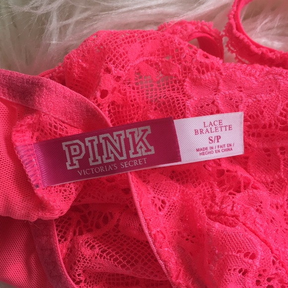 PINK bralette size small - Picture 4 of 4